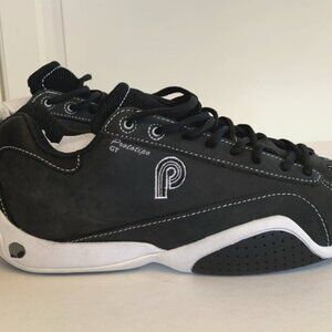 New Piloti Prototipo GT Driving Shoes Black White Suede Sneakers Mens Size 8.5